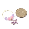 Turtle/Starfish Alloy Enamel Wine Glass Charms AJEW-JO00199-3