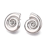 Brass Earring for Women EJEW-M259-01B-P-1