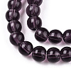 Transparent Glass Beads Strands LS-GLAA-T032-T4mm-03-2