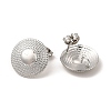 Non-Tarnish 304 Stainless Steel Stud Earrings EJEW-I281-24P-2