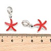 Alloy Enamel European Dangle Charms AL-CBAC2D3-02P-01-3