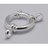 Sterling Silver Spring Rings Clasps X-STER-A007-13E-2