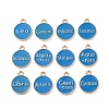 Alloy Enamel Pendants ENAM-S124-01B-02-2