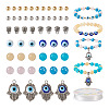 Fashewelry DIY Evil Eye Bracelet Making Kit DIY-FW0001-33-13