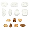 7 Pcs 7 Styles Toast Biscuit Polymer Clay Cutters Kit ST-CJ0043-096-1