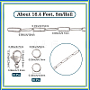 DIY 304 Stainless Steel Paperclip Chains Necklaces/Bracelets Making Kits DIY-SC0029-34-2