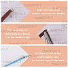 5Pcs 5 Colors Flat Faux Suede Cord LW-CY0001-01-6