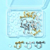 12Pcs 3 Colors Brass Screw On Clip-on Earring Findings KK-FS0001-29-7