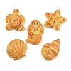Marine Animal Opaque Resin Cabochons CRES-A060-01-1