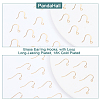 100Pcs 2 Style Brass Earring Hooks KK-PH0003-64-6