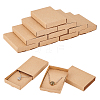 Rectangle Folding Cardboard Paper Drawer Boxes LS-CON-WH0094-15B-1