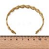 304 Stainless Steel Cuff Bracelets for Women BJEW-C136-01G-5