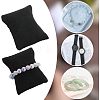4Pcs 2 Colors Lint Bracelet/Watch Pillow Jewelry Displays BDIS-BBC0001-01-4