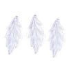 Transparent Acrylic Pendants X-OACR-T003-47-4