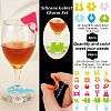 Olycraft 2 Sets 2 Style Silicone Goblet Charm Set DIY-OC0009-96-2