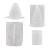 4Pcs 4 Styles DIY Silicone Candle Holder Molds DIY-TA0014-06-3