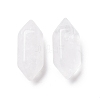 Natural Quartz Crystal Double Terminal Pointed Pendants G-C007-02A-14-4