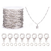 DIY Brass Necklaces/Bracelets Making Kits DIY-TA0011-05A-3