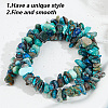 GOMAKERER 2 Strands Natural Chrysocolla Beads Strands G-GO0001-40-3