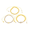 Adjustable Nylon Cord Braided Bead Bracelets Sets BJEW-JB05735-04-1