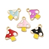 Alloy Enamel Pendants ENAM-M053-07G-1