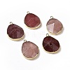 Natural Strawberry QuartzPendants G-I207-14K-G-1