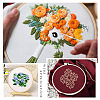 2Pcs Plastic Imitation Bamboo Cross Stitch Embroidery Hoops FIND-TADJ0001-03-6