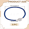 1Pc Cowhide Cord Braided Bracetlets for Men Women BJEW-LP0003-47B-2