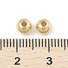 Rack Plating Brass Round Beads KK-A235-01G-04-2