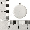 304 Stainless Steel Pendants STAS-L080-014P-01-3