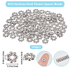 Beebeecraft 100Pcs 304 Stainless Steel Spacer Beads STAS-BBC0004-34B-2