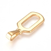 304 Stainless Steel Pendants STAS-L210-05B-G-2