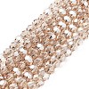 Electroplate Transparent Glass Beads Strands LS-EGLA-A035-T6mm-A22-1