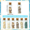 6Pcs 3 Sets 3 Styles Transparent Glass Wishing Bottle Decoration AJEW-CN0004-05-2