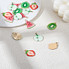 16Pcs 4 Styles Alloy Pendants FIND-LP0004-36-1