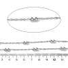 304 Stainless Steel Chains with Beads CHS-F020-09P-2