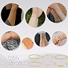 Synthetic Non-magnetic Hematite & Brass & Stainless Steel Cuff Bangles & Link & Charm Bracelets Sets BJEW-PH0004-44-6