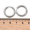 316F Stainless Steel Hoop Earrings EJEW-D341-01A-P-5