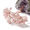 Natural Rose Quartz Tree Display Decoration DJEW-G027-05RG-02-3