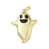 Halloween Theme Brass Enamel Pendants KK-L248-01G-07-1