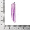 Electroplated Natural Quartz Pendants G-P315-B01-04P-3