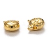 Tibetan Style Alloy Kitten Beads TIBEP-GC178-G-RS-2