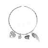 100pcs 10 Style Tibetan Style Alloy Charms TIBEP-CJ0001-37-7