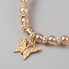 4Pcs 4 Style Glass & Acrylic Beaded Stretch Bracelets Set BJEW-WH0018-15A-2
