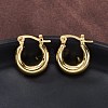 Chunky Huggie Hoop Earrings for Women X-EJEW-A064-11G-RS-2