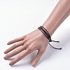 Adjustable Unisex Cowhide Leather Cord Bracelets BJEW-JB04781-4