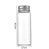 Clear Glass Bottles Bead Containers CON-WH0085-76G-01-1