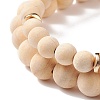 Tree of Life Charm Stretch Bracelets Set for Women BJEW-JB08343-6