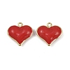 Brass Enamel Pendants KK-I358-002G-B01-1