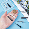 8Pcs 2 Colors Stainless Steel Money Clips TOOL-GF0003-54-3